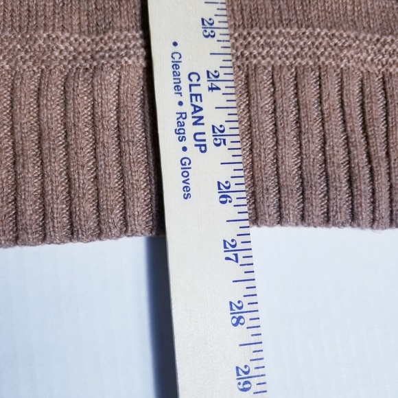 LUREN JIAODIAN LRJD BROWN WITH BLACK HEAVY SWEATER SIZE XL - Picture 6 of 10